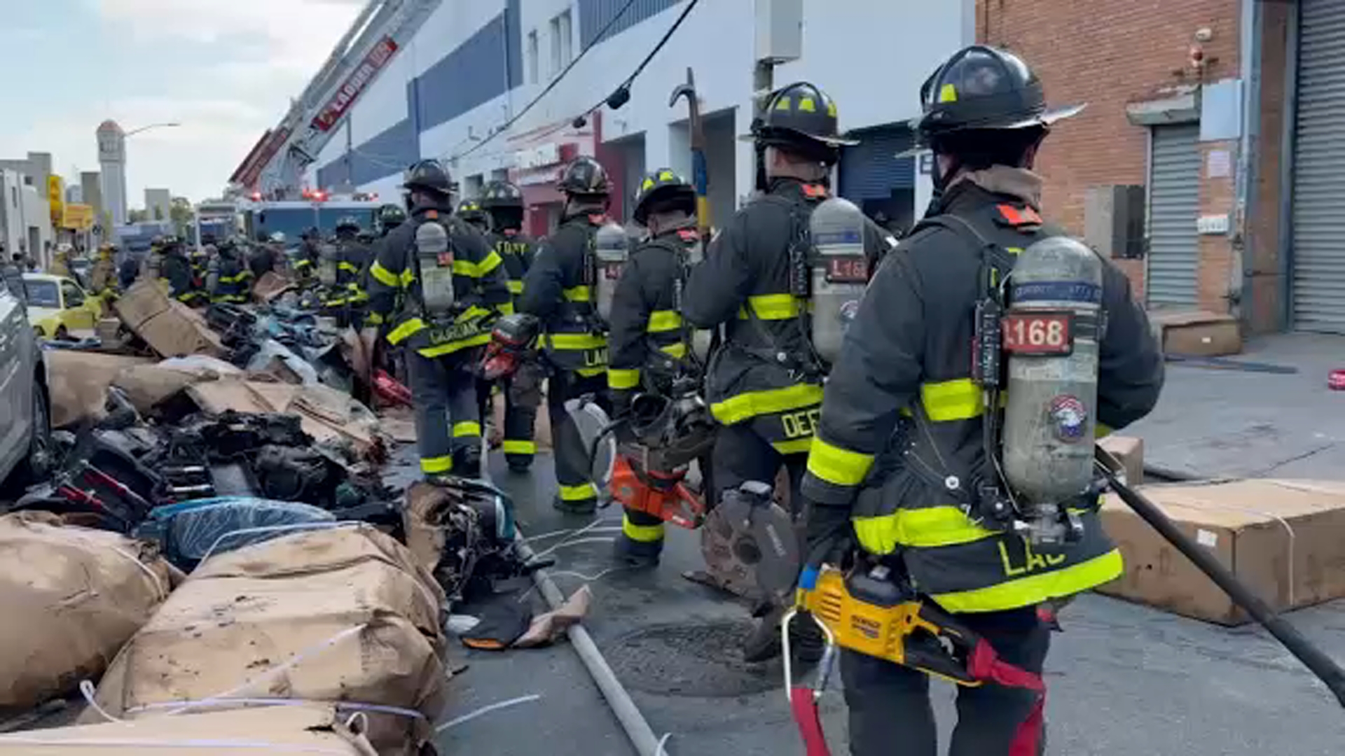 Fire breaks out at storage warehouse with 300 e-bikes
