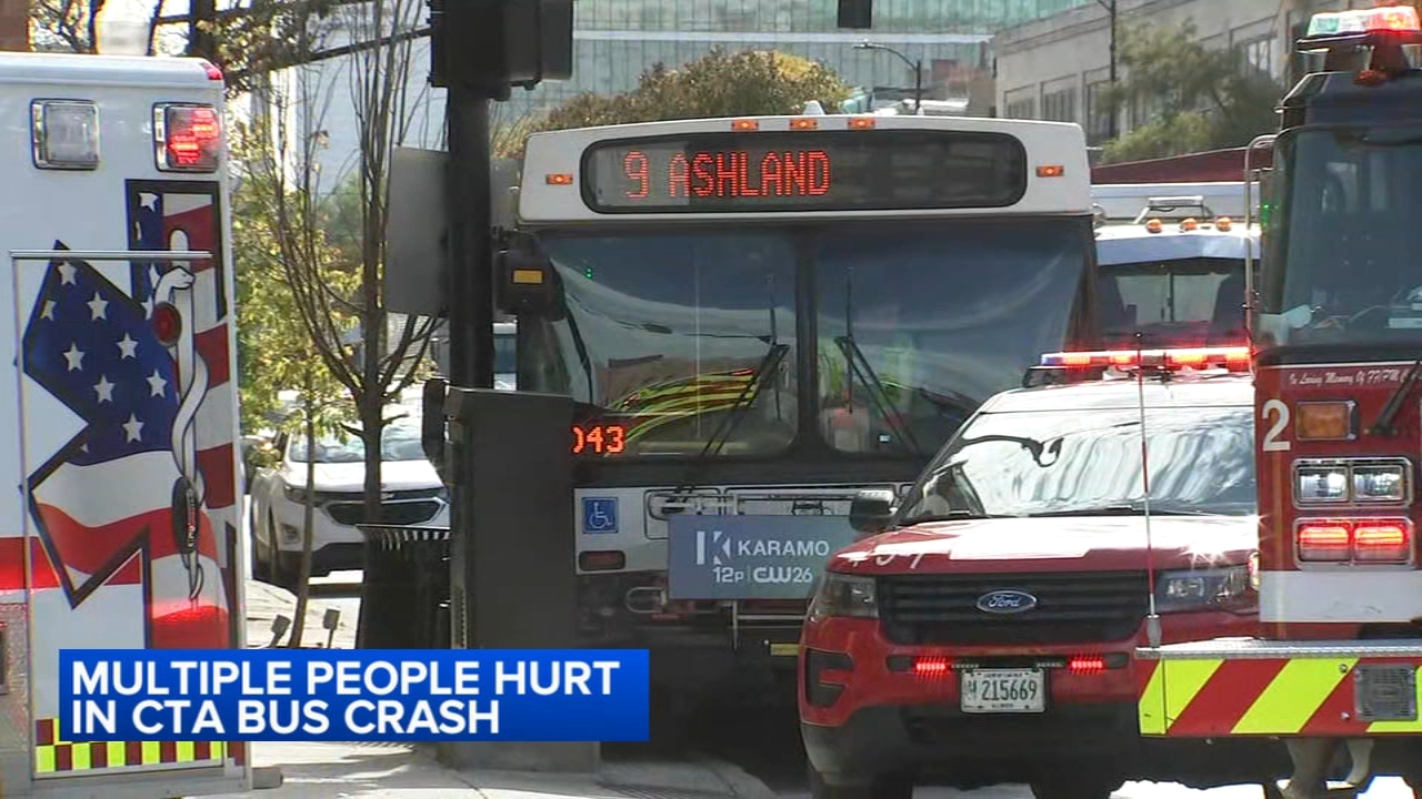 At least 7 injured in crash involving CTA bus on West Side: CPD