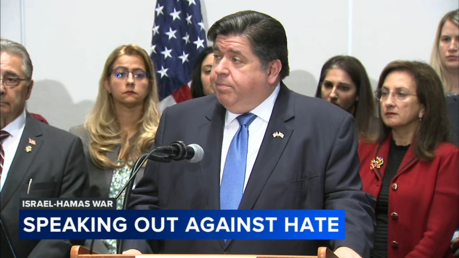 Pritzker ArabAmerican group call for calm amid rise in hate crimes sparked by HamasIsrael war Pritzker ArabAmerican group call for calm amid rise in hate crimes sparked by HamasIsrael war