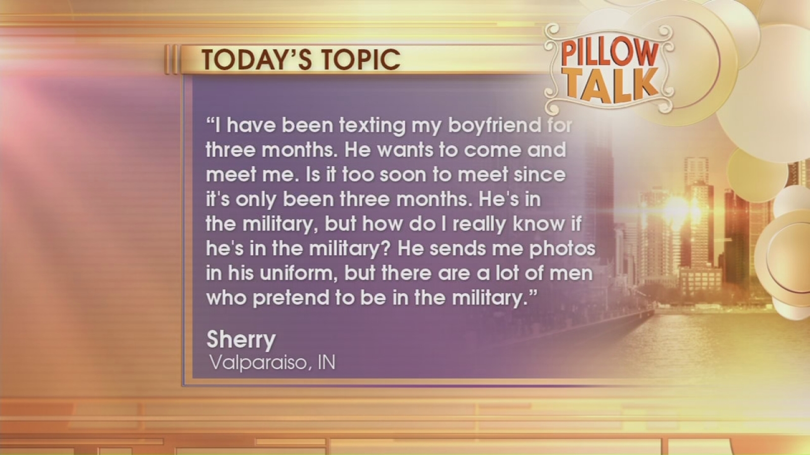 Pillow Talk My texting boyfriend ABC7 Chicago