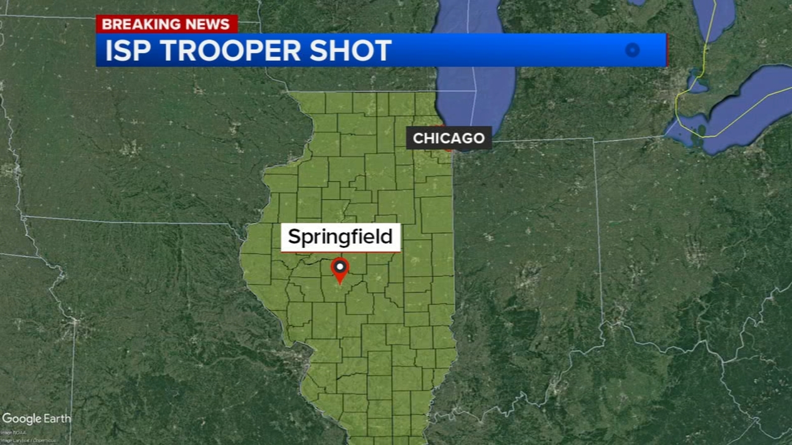 Springfield shooting leaves Illinois State Police trooper wounded; Chicago homicide suspect in custody - Vimarsana News