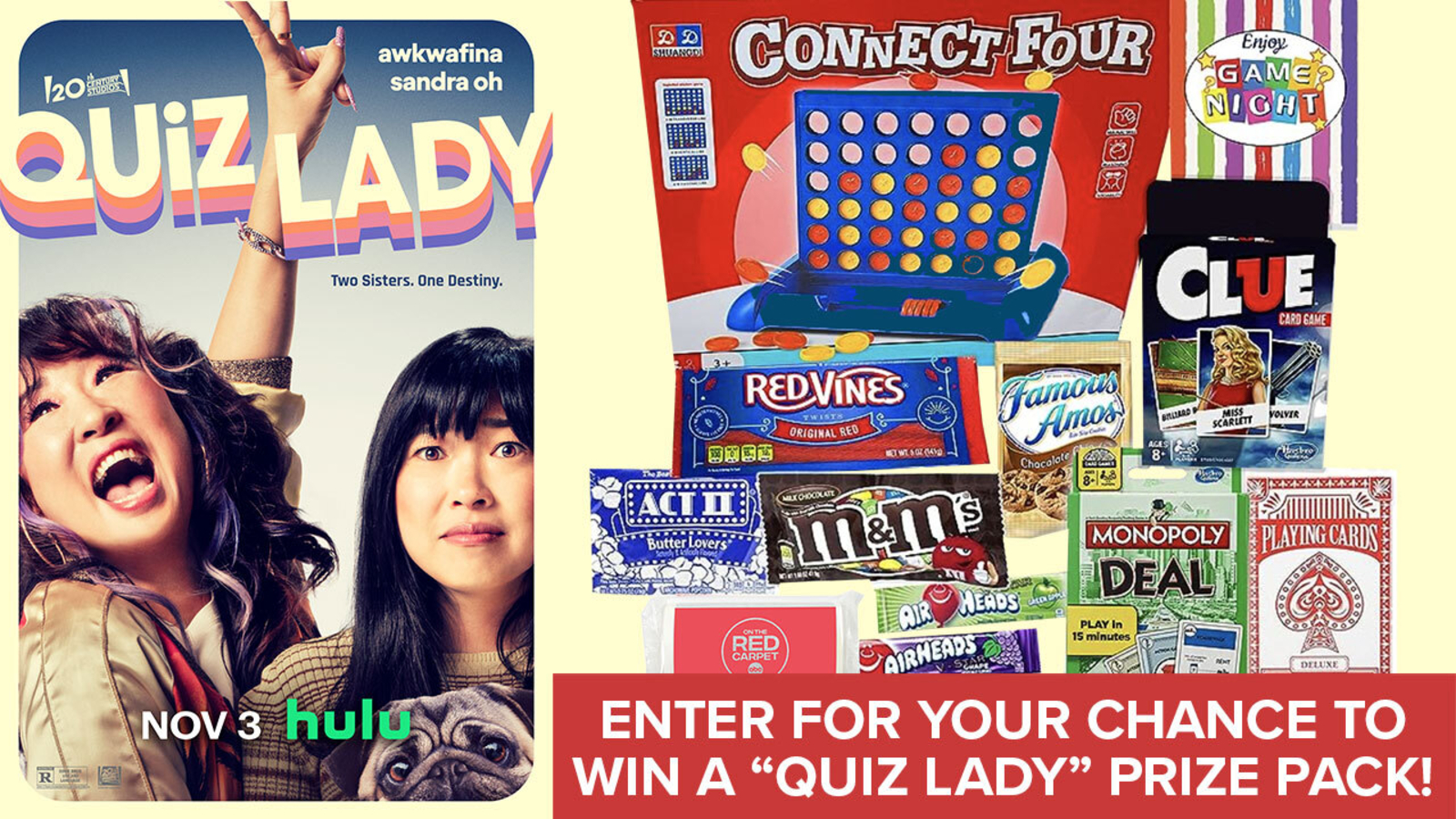 Enter for your chance to win a Quiz Lady Prize pack from On The Red Carpet! - Vimarsana News