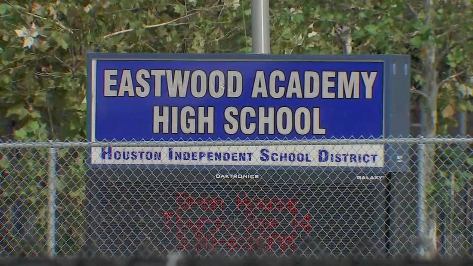 Eastwood Academy principal, Dr. Ana Aguilar, among administrative staff