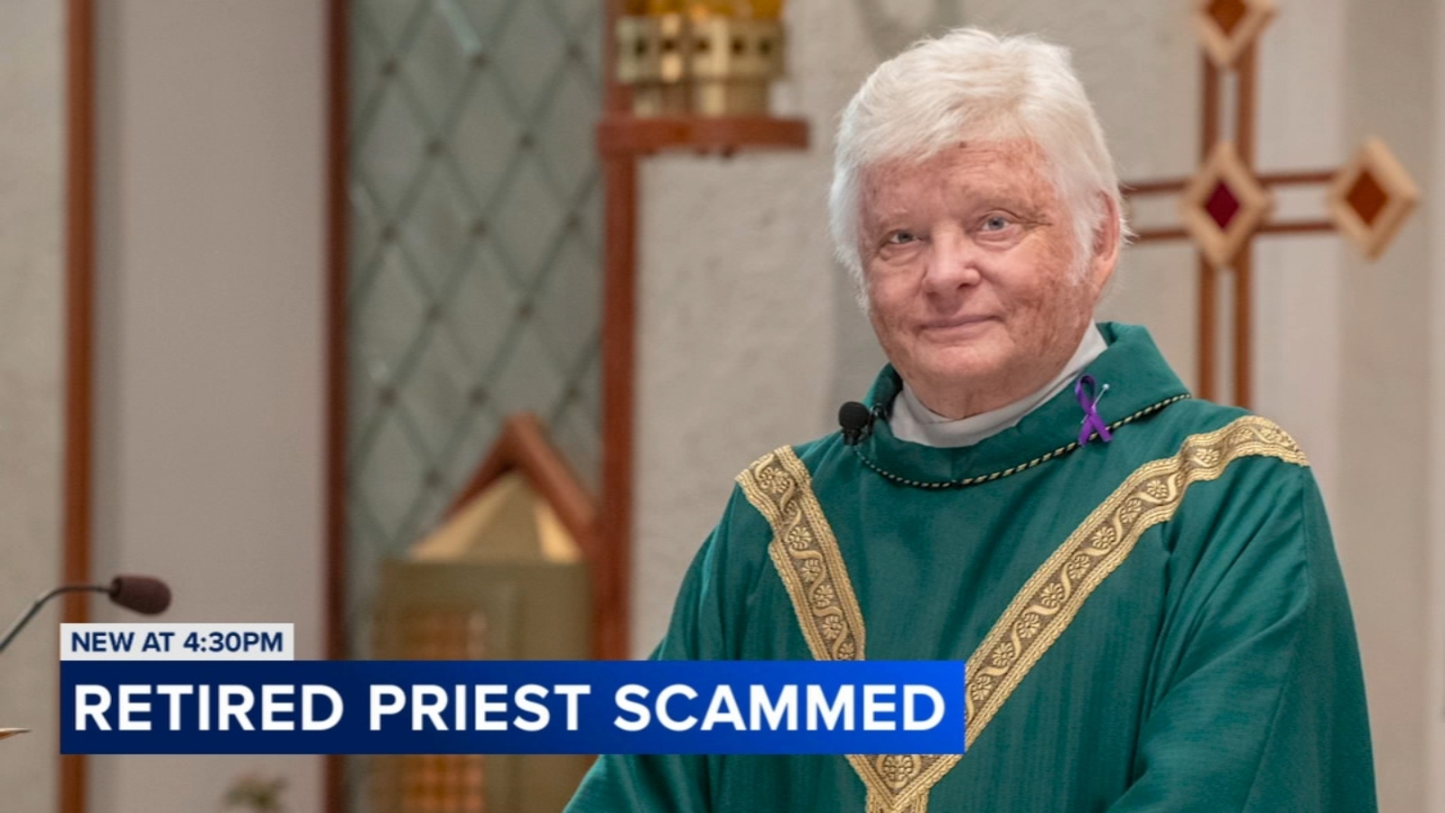 Elderly Riverside priest Father Robert Banzin's life savings of over $60K stolen in PayPal scam - Vimarsana News