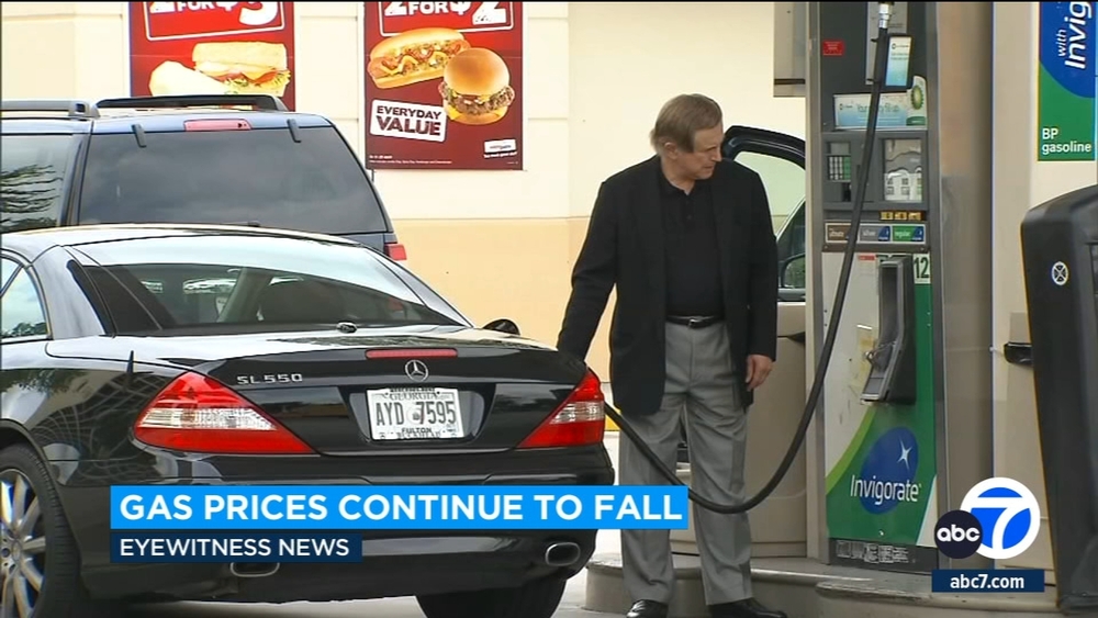 California gas prices continue to drop