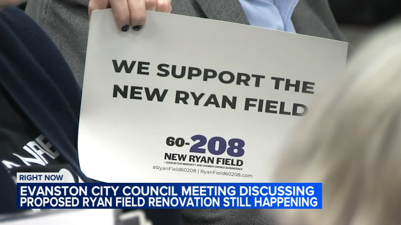 Evanston City Council holds hearing on NU's Ryan Field renovation plan