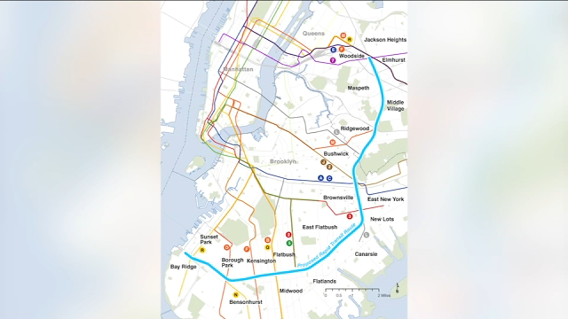 Town hall meetings scheduled for proposed Interborough Express