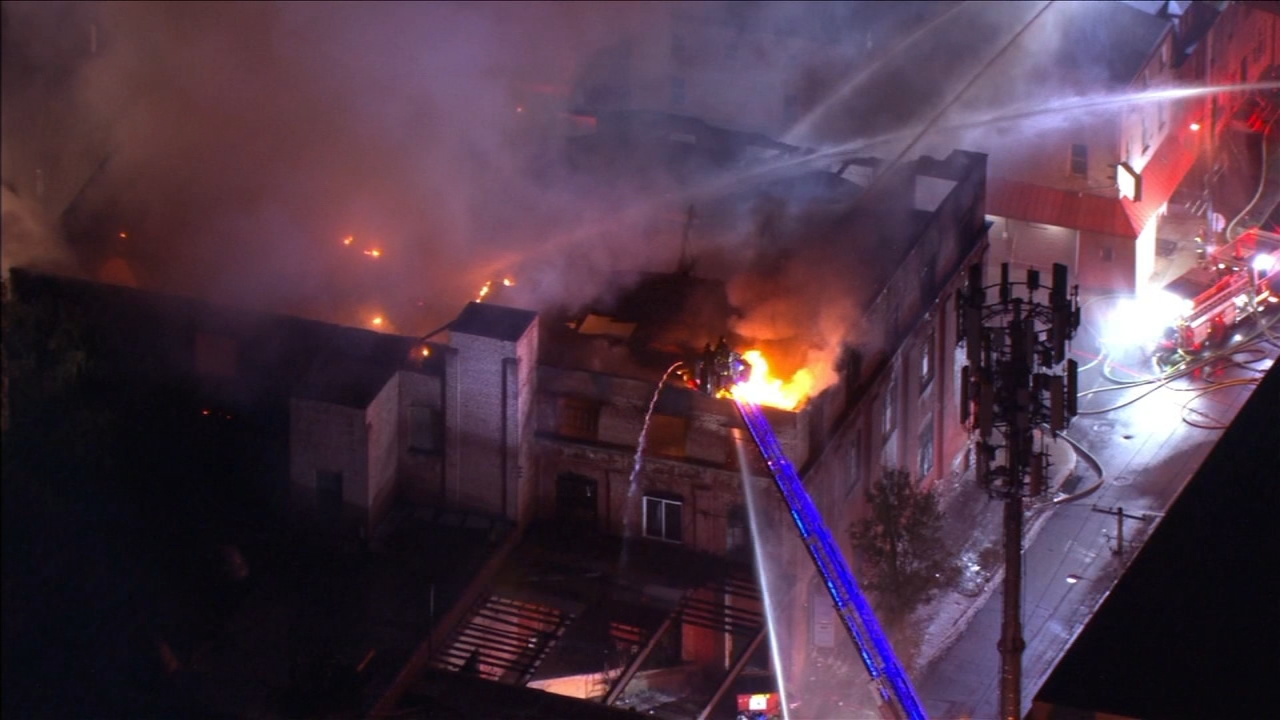 Abandoned factory catches fire in Reading, Pa, for 2nd time in week