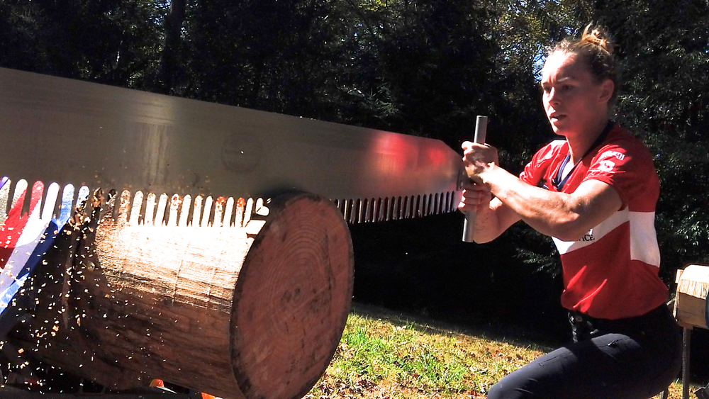 Meet Martha King, a world-champion lumberjill