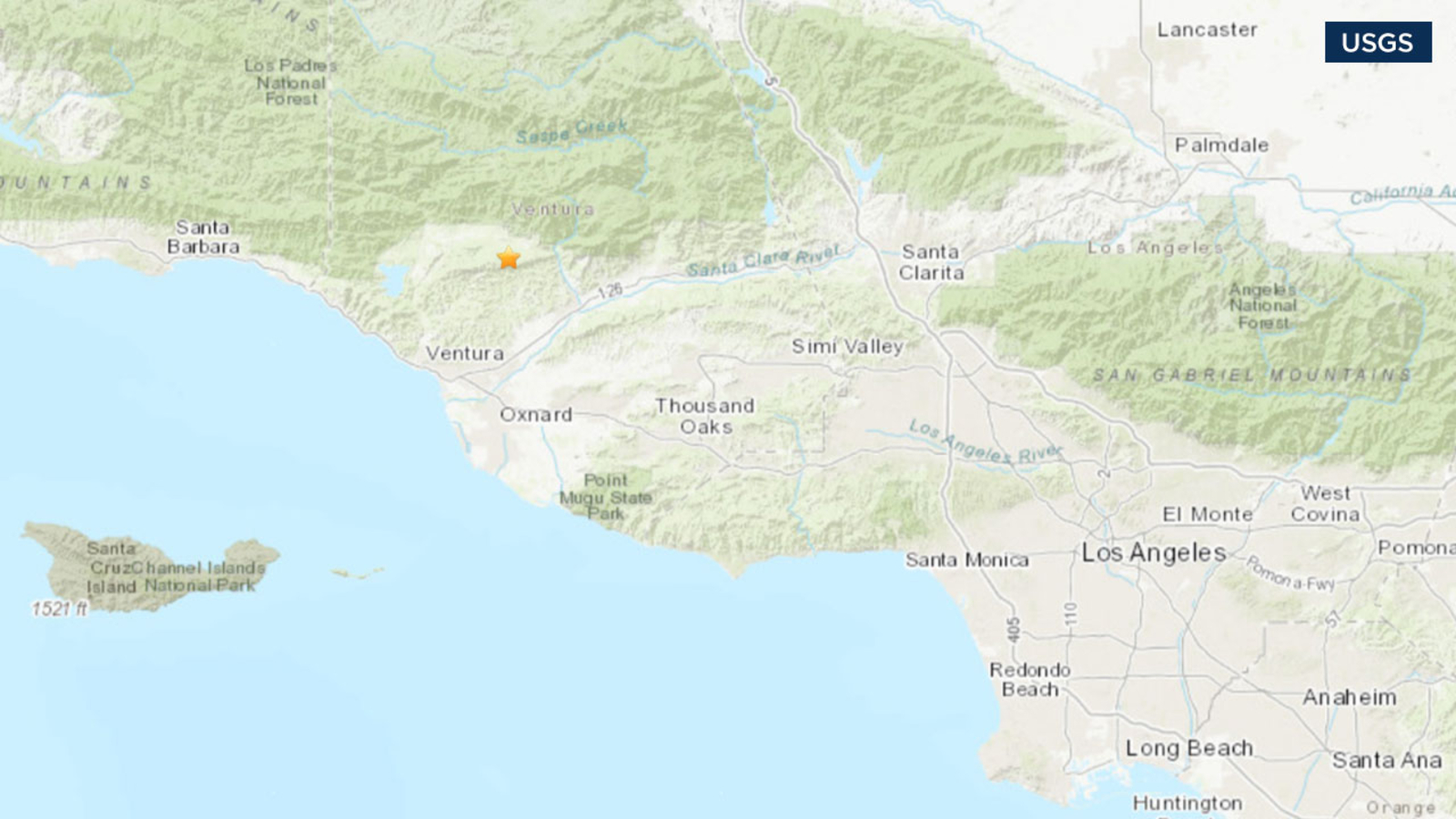 Earthquake now ojai