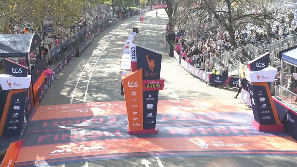 Find Your Finish: Finishers Crossing from 10:45am through 11:15am