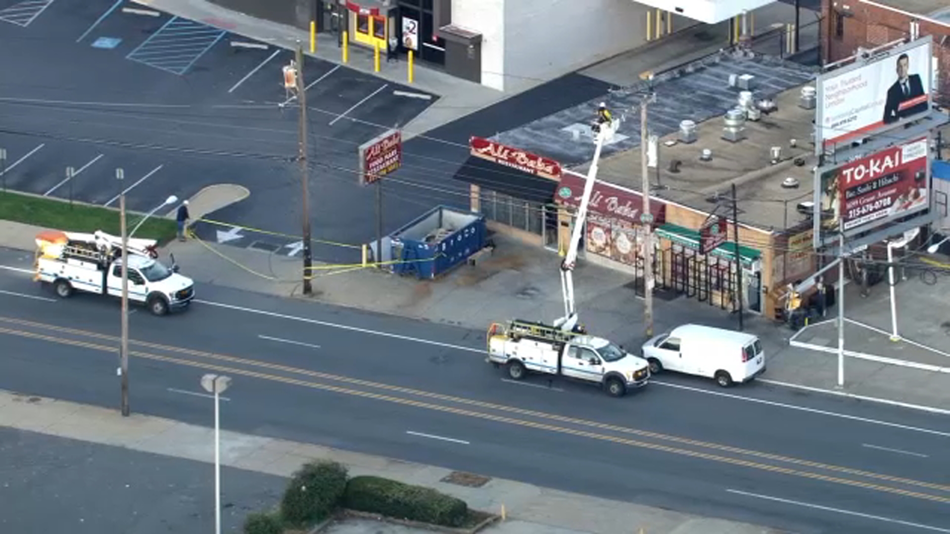 Crews working to fix downed utility pole after crash in Somerton