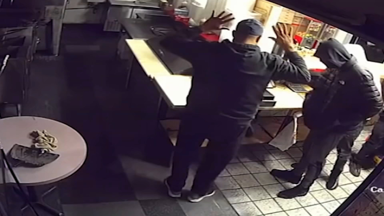 Frightening video shows group wanted in 2 robberies, abduction