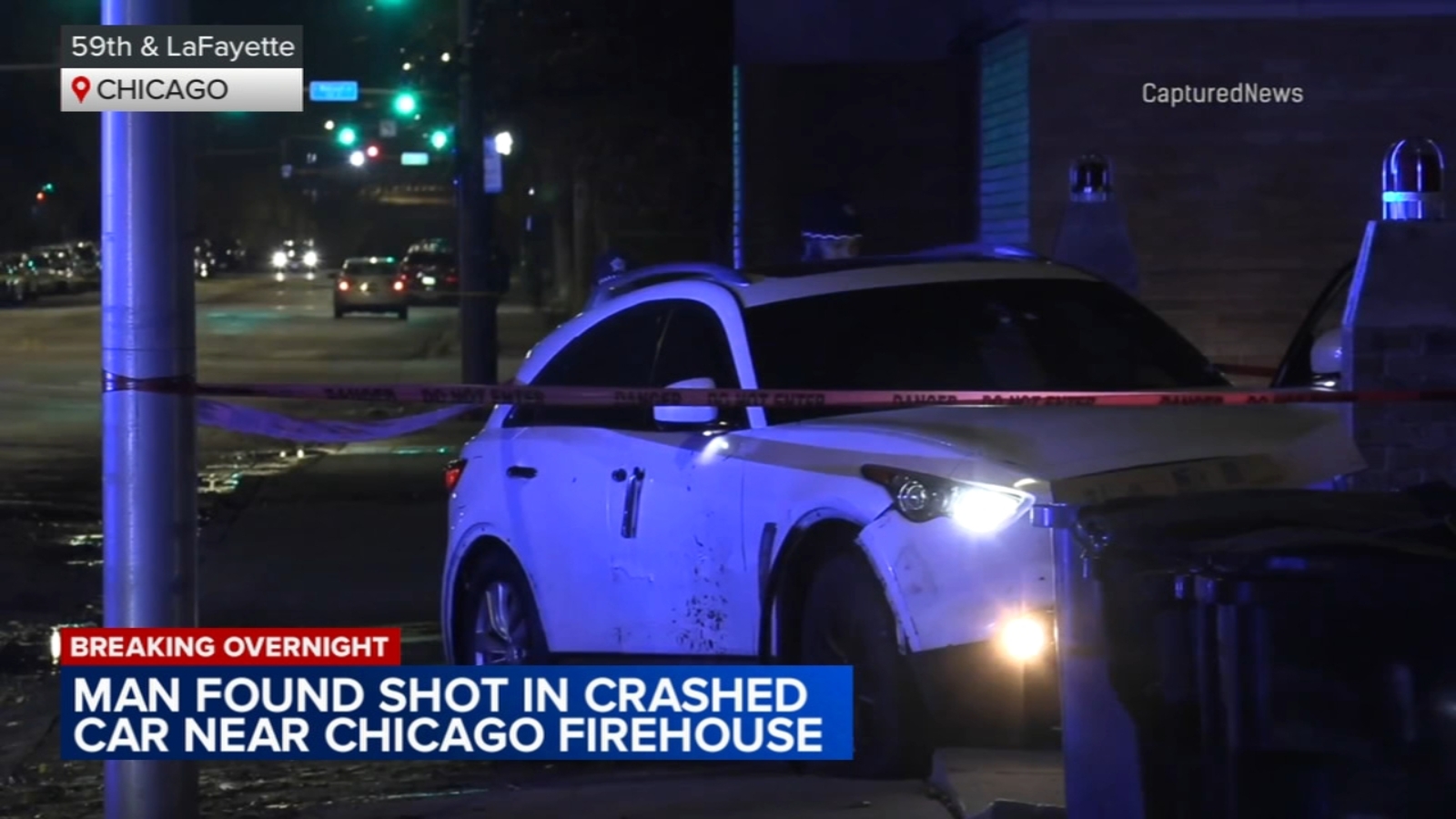 Chicago shooting: Man shot, critically wounded crashes near West 59th Street CFD firehouse in Washington Park, CPD says - Vimarsana News