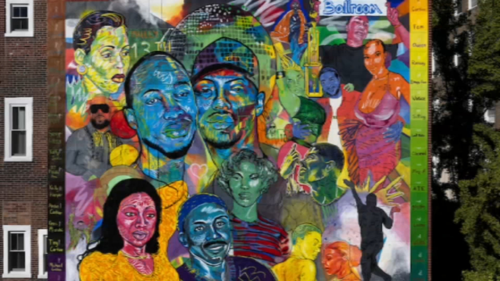 Philadelphia ballroom scene takes center stage in new Gayborhood mural Philadelphia ballroom scene takes center stage in new Gayborhood mural