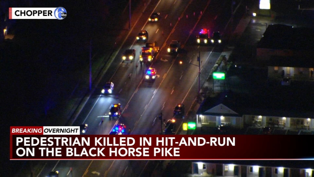 Pedestrian killed in Egg Harbor hit-and-run after being fatally struck on Black Horse Pike