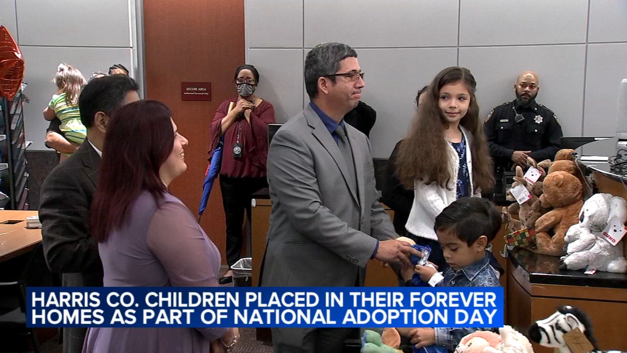 National Adoption Day in Harris County, 21 children find their forever home