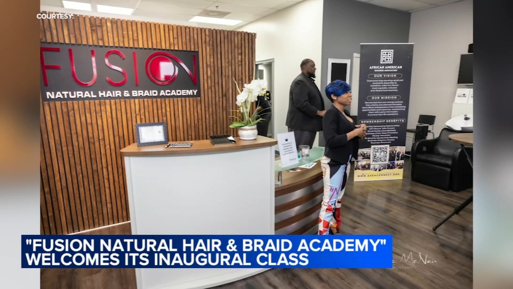 Beauty academy opens in Joliet to promote self-confidence in natural hair community
