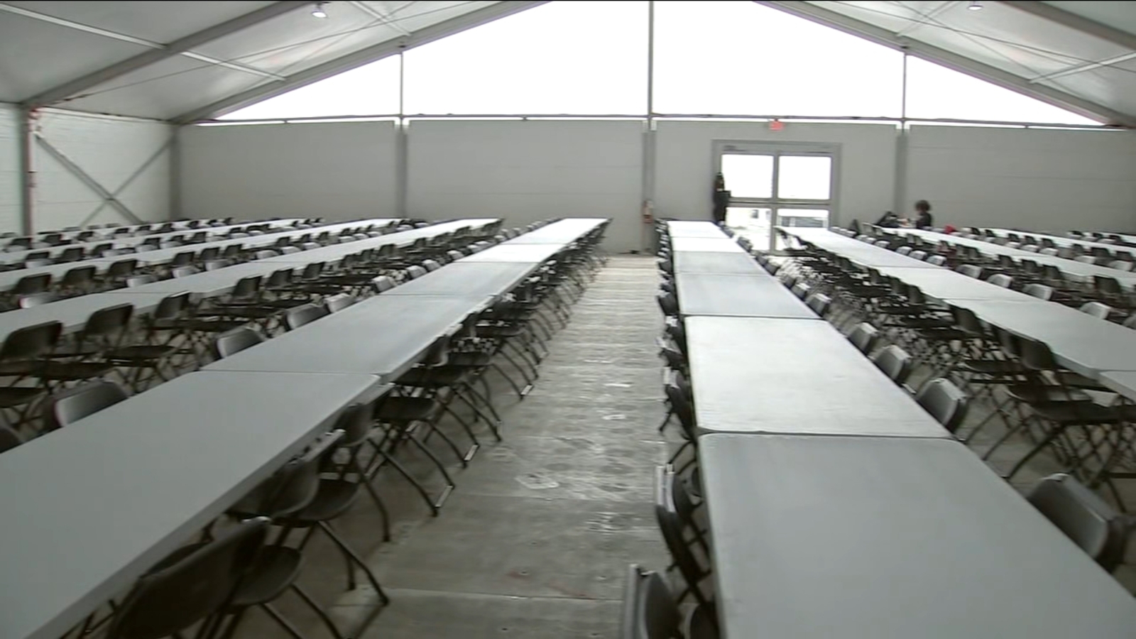 First migrant families to move into Floyd Bennett Field shelter in Brooklyn