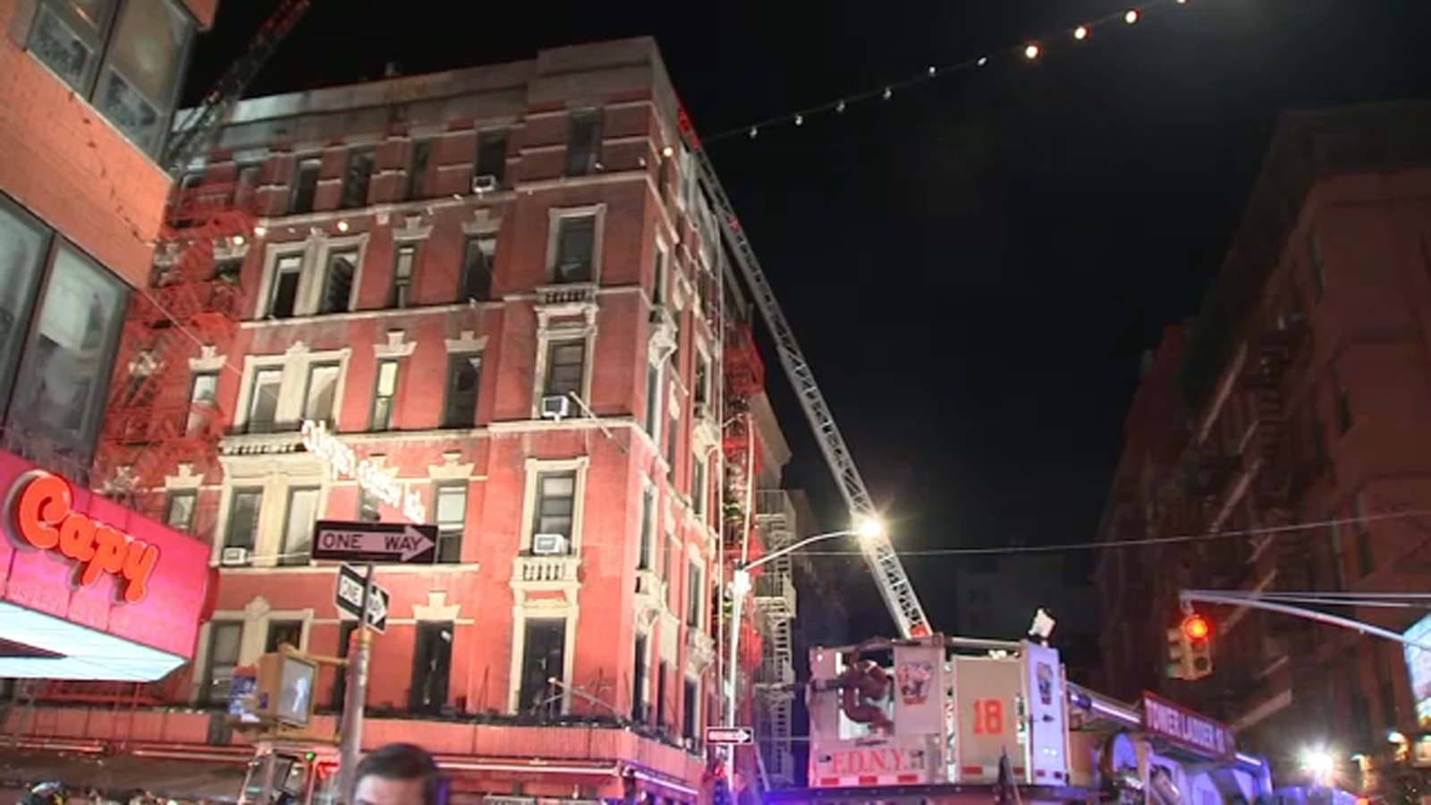 9 firefighters injured after fire breaks out in Manhattan's Little Italy - Vimarsana News