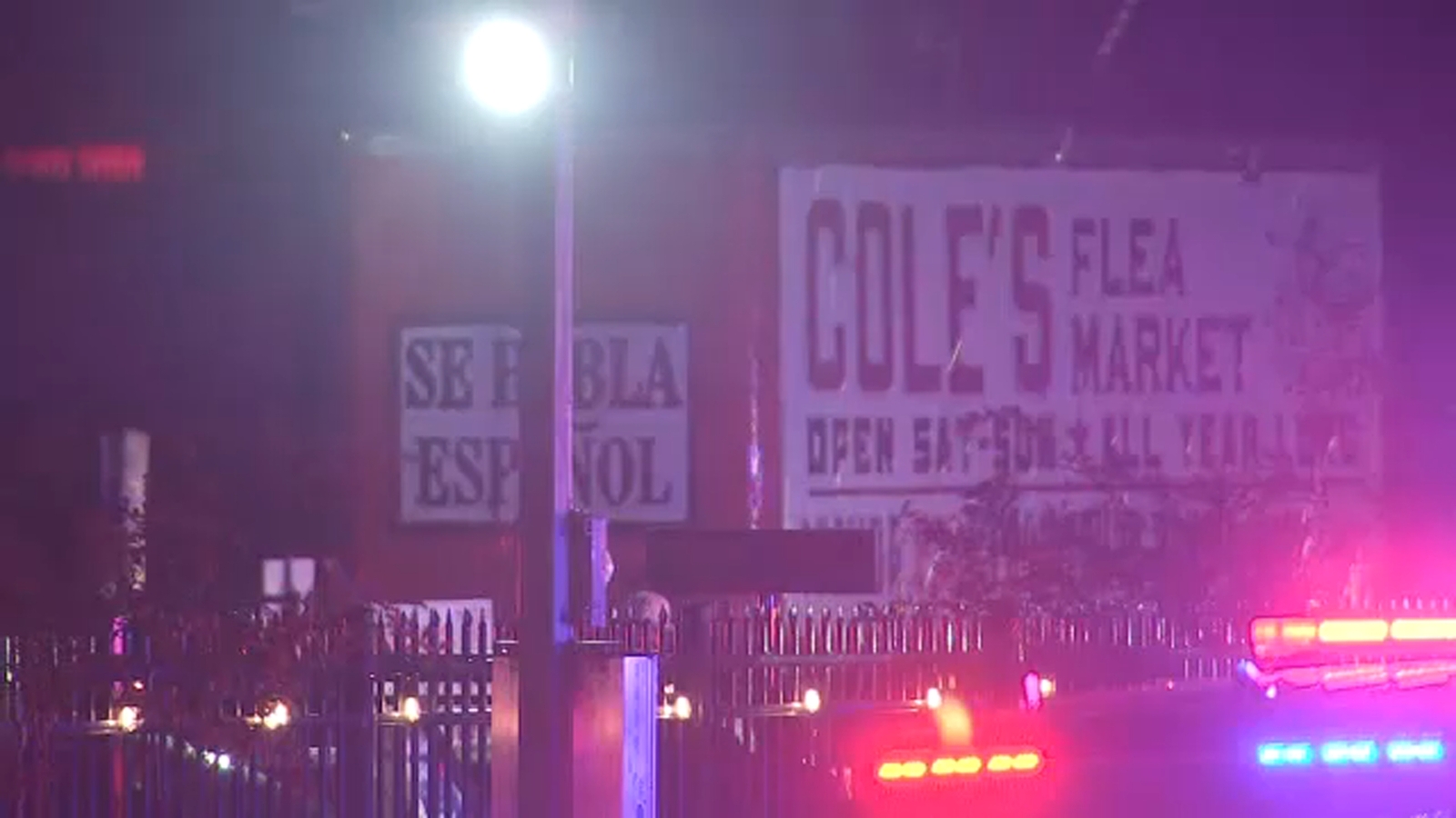 Breaking Police officers responding to a report of a shooting at a