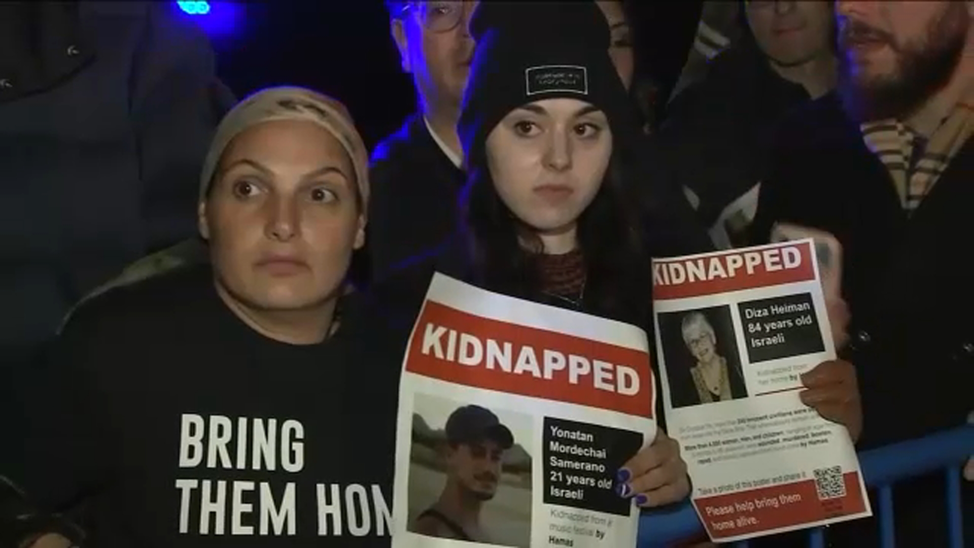Families of Hamas hostages make long journey to Queens to pray