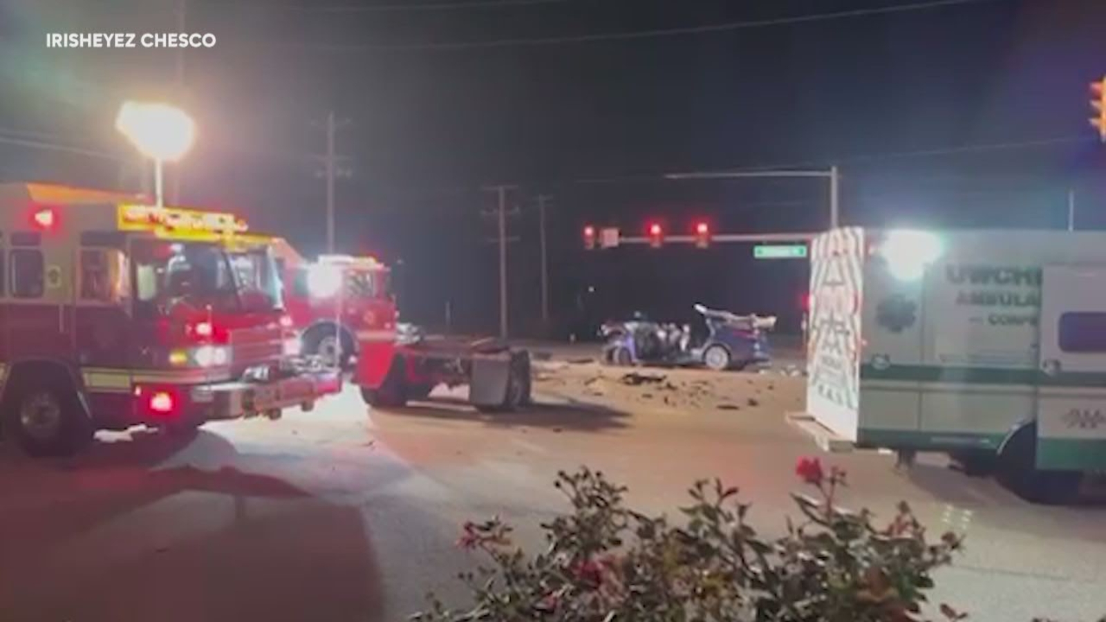 Police chase ends with 5 injured after car crashes into tractortrailer on Route 100 in Chester Co Police chase ends with 5 injured after car crashes into tractortrailer on Route 100 in Chester Co