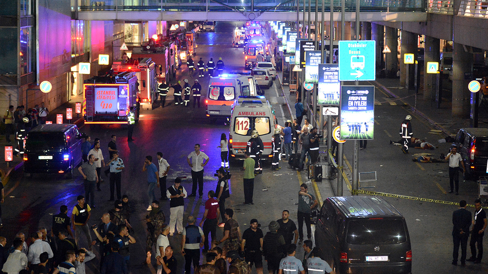 At least 28 dead, 70 injured after 2 explosions at Istanbul airport