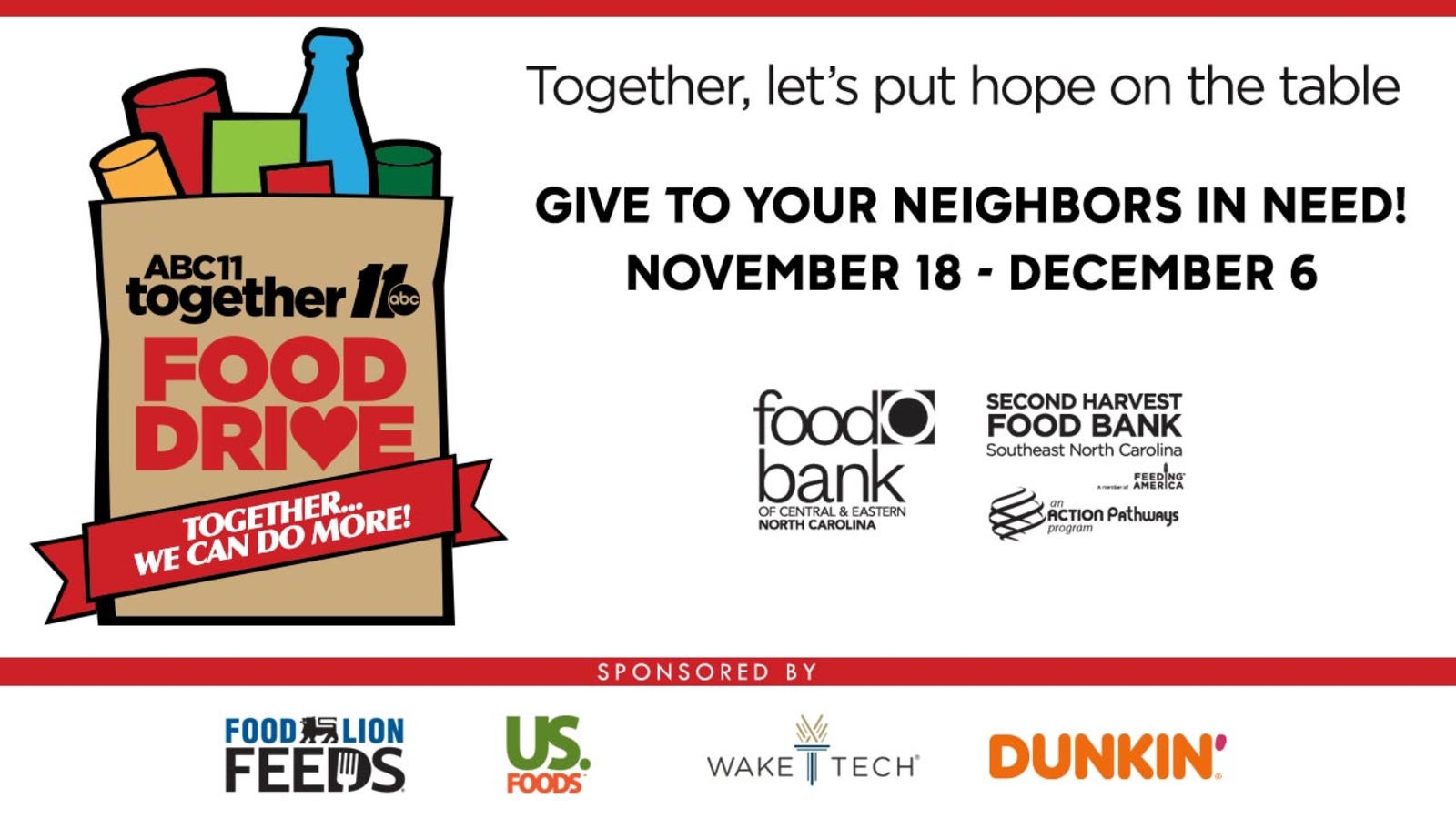 ABC11 Together Food Drive: How to donate - Vimarsana News