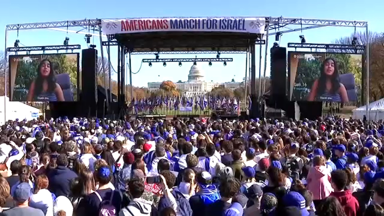 Tens of thousands march in Washington to support Israel - ReportWire
