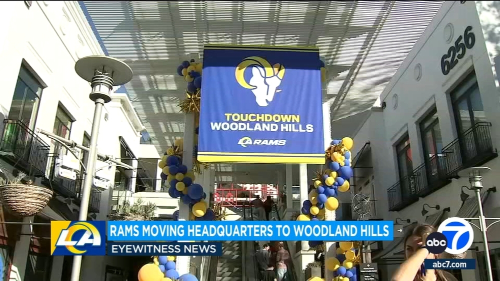 Rams moving headquarters, practice facility to Woodland Hills