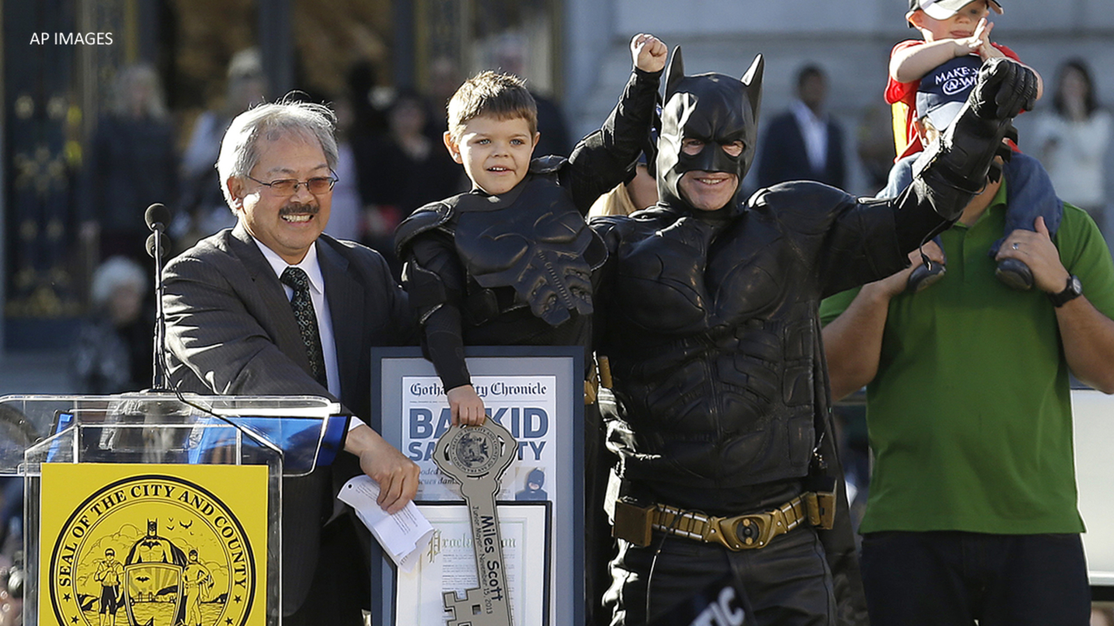 Child with cancer known as Batkid saved San Francisco from Gotham City