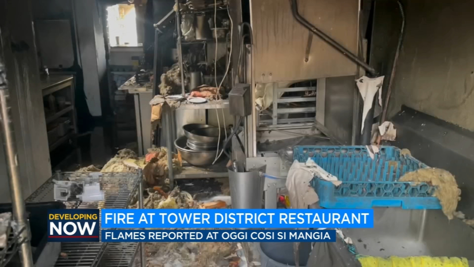 Fire damages popular Fresno Tower District restaurant 'Oggi Cosi Si Mangia Italian' - Vimarsana News