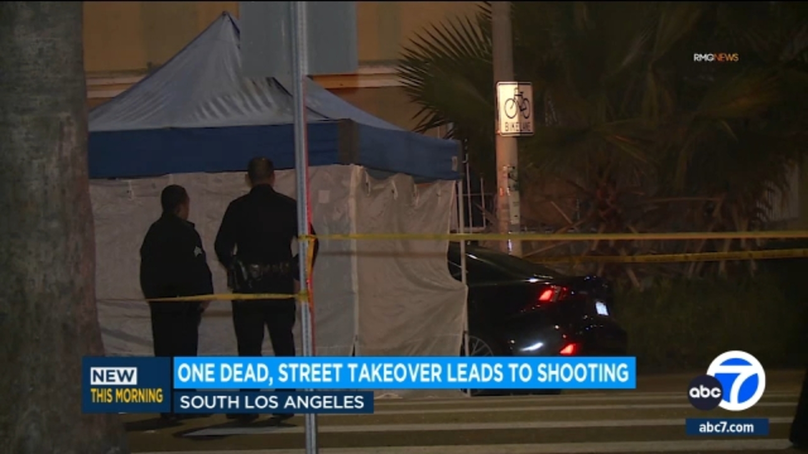 Shooting during street takeover in South LA leaves man dead; suspects ...
