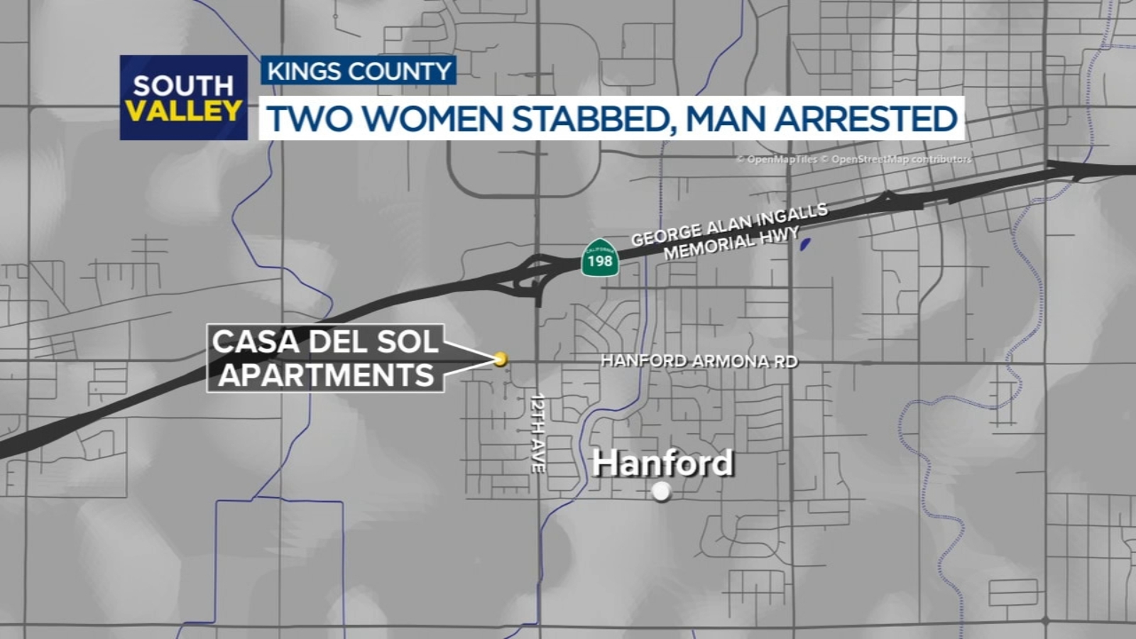 2 women hospitalized following stabbing in Hanford ABC30 Fresno