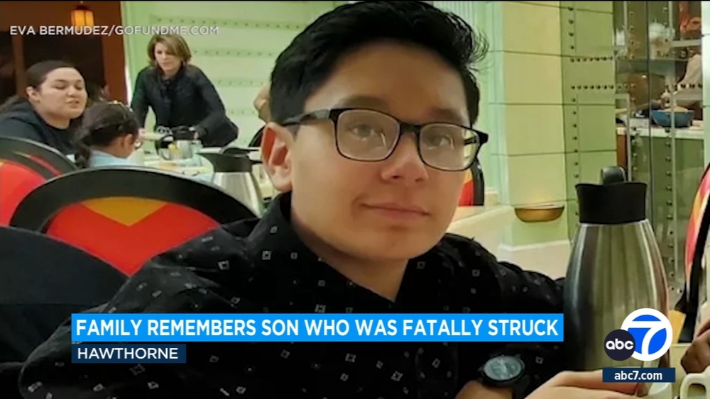 'Ghost tire memorial' in Hawthorne honors 13-year-old fatally struck