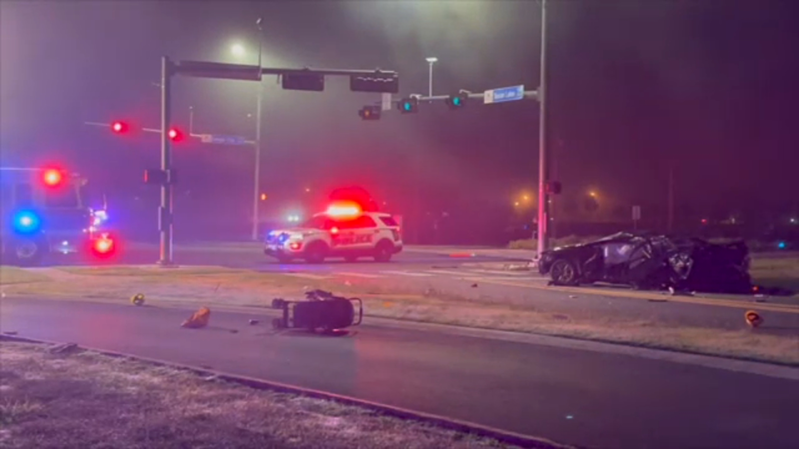 Dickinson police chase: 21-year-old killed after hitting utility pole ...