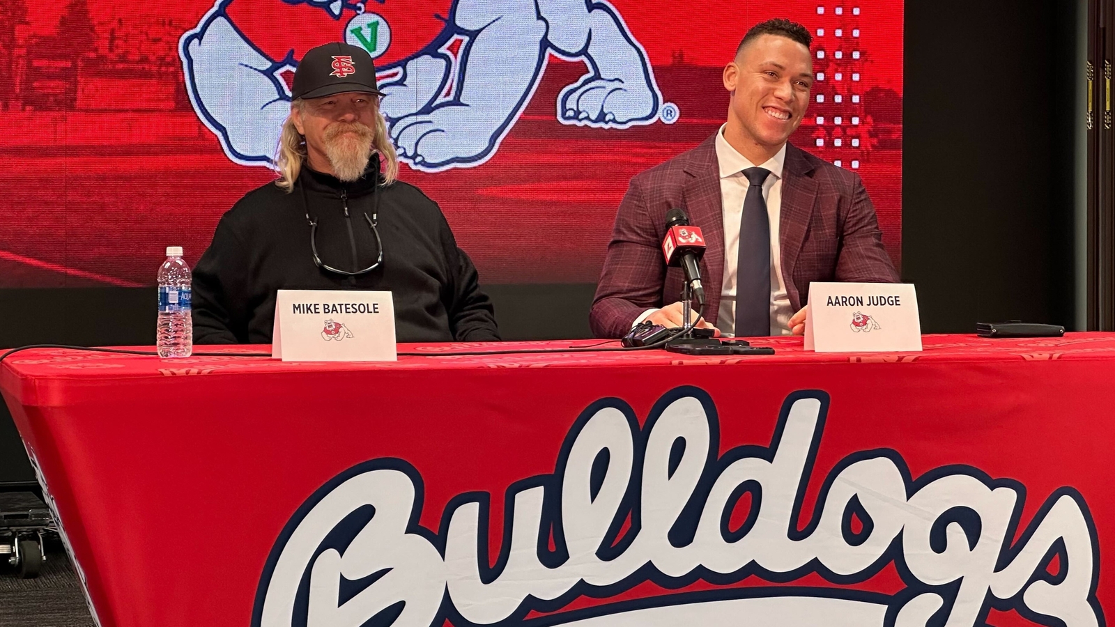 Former Diamond Dogs Aaron Judge, Mike Batesole immortalized at Pete Beiden Field Sunday - Vimarsana News
