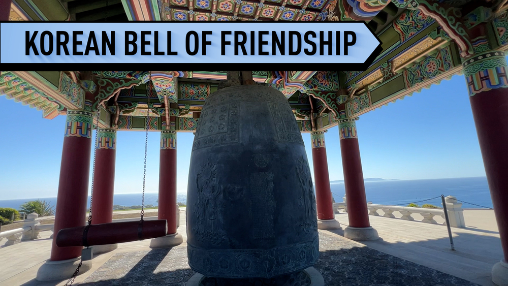 Massive bell on San Pedro overlook symbolizes lasting friendship