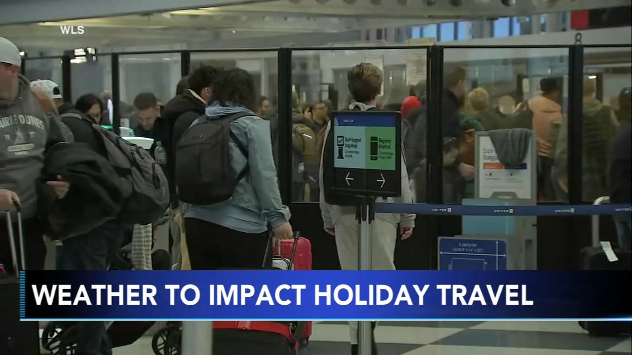 Weather expected to impact holiday travel