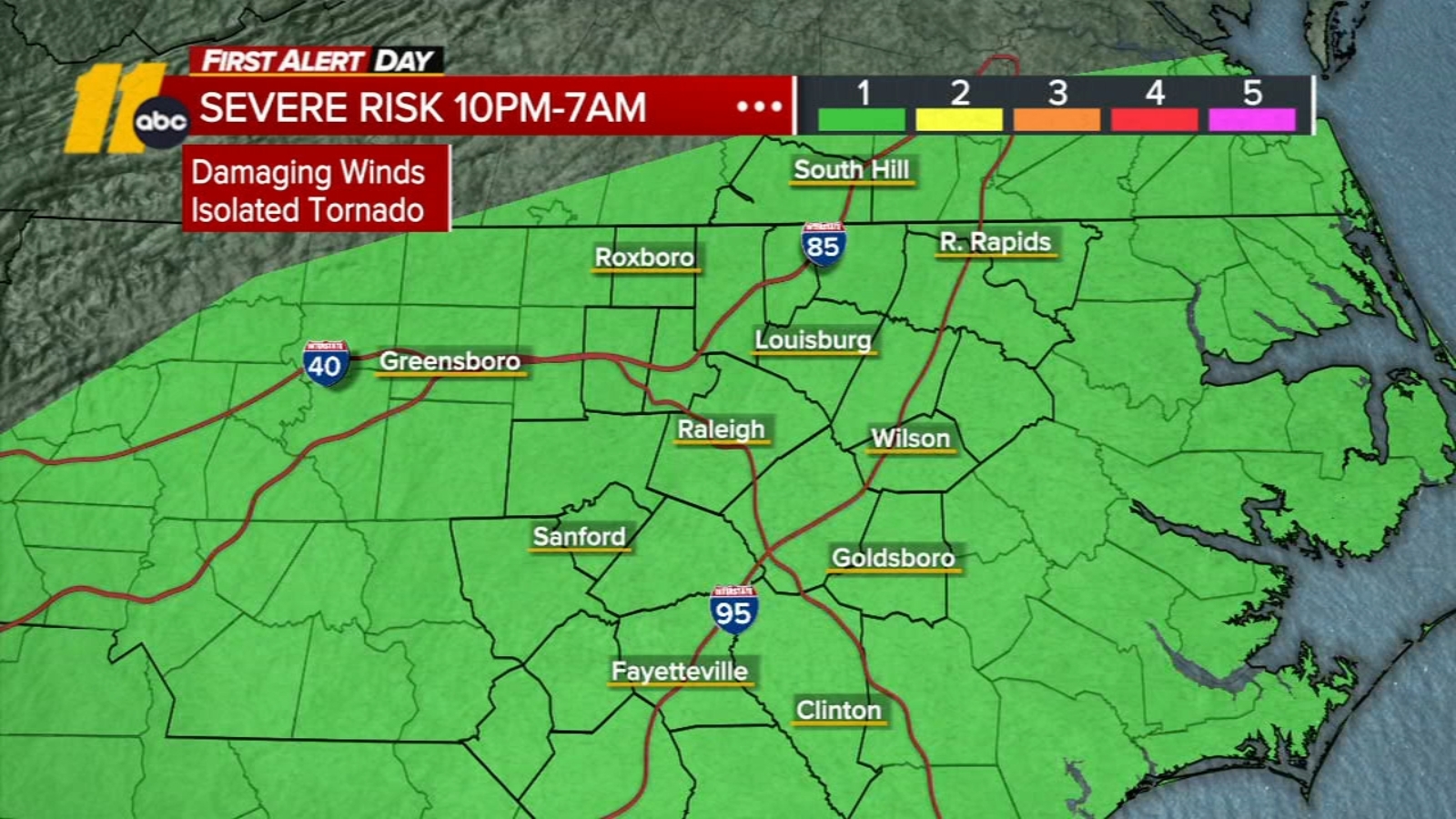 NC Weather radar: Severe storms possible in central North Carolina Tuesday - Vimarsana News