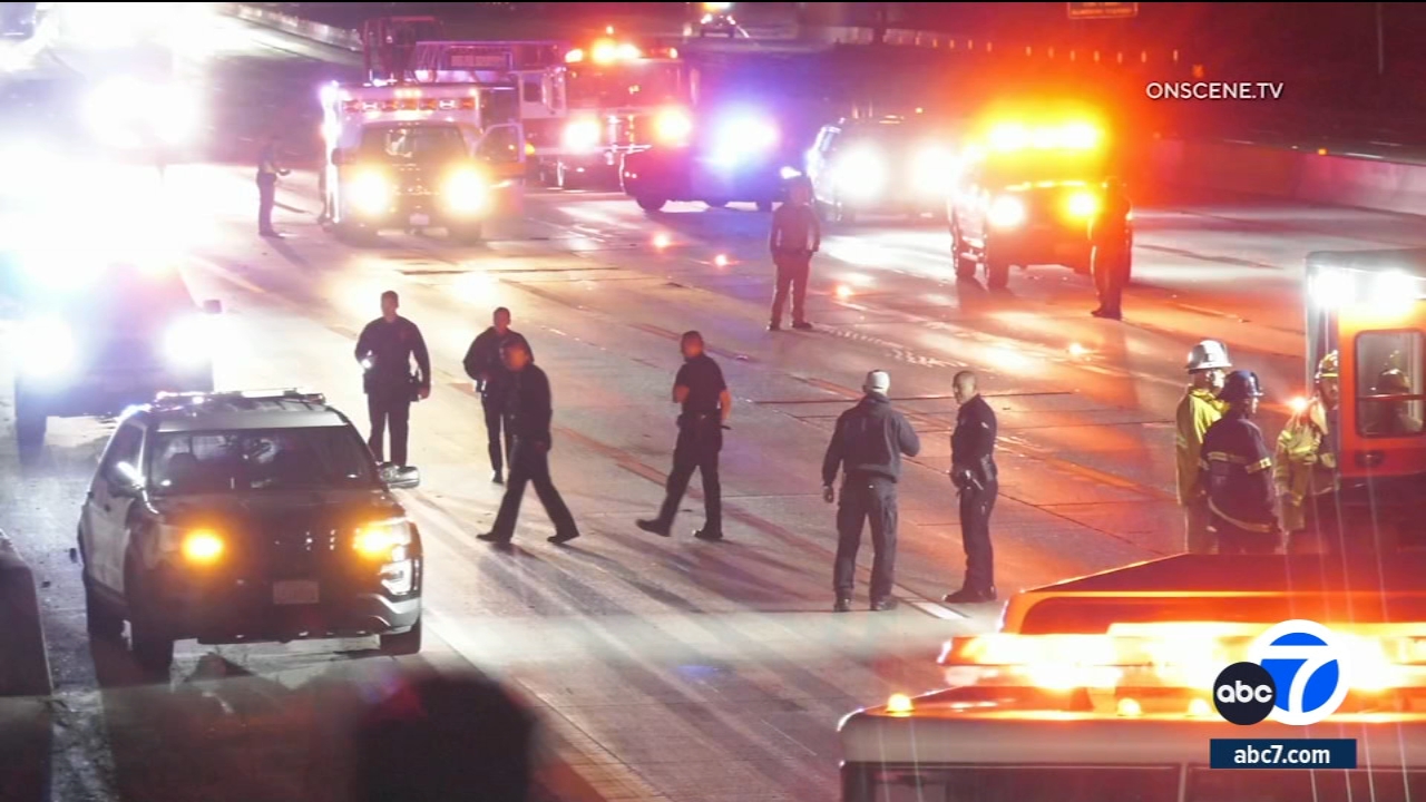 2 policías heridos por presunta conductora ebria en la autopista 57