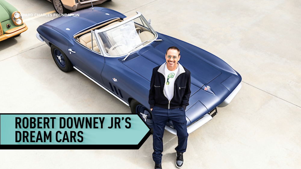 Robert Downey Jr gives away his collection of eco-modified dream cars