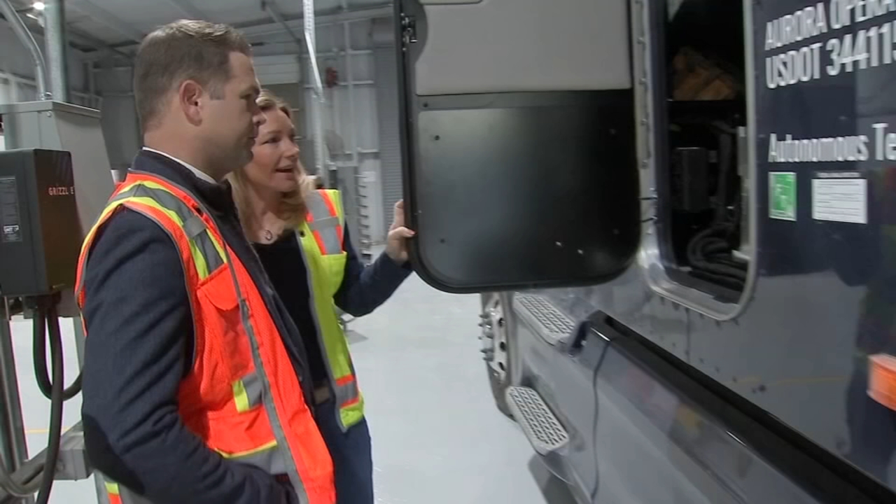 You might be passing driverless big rigs soon