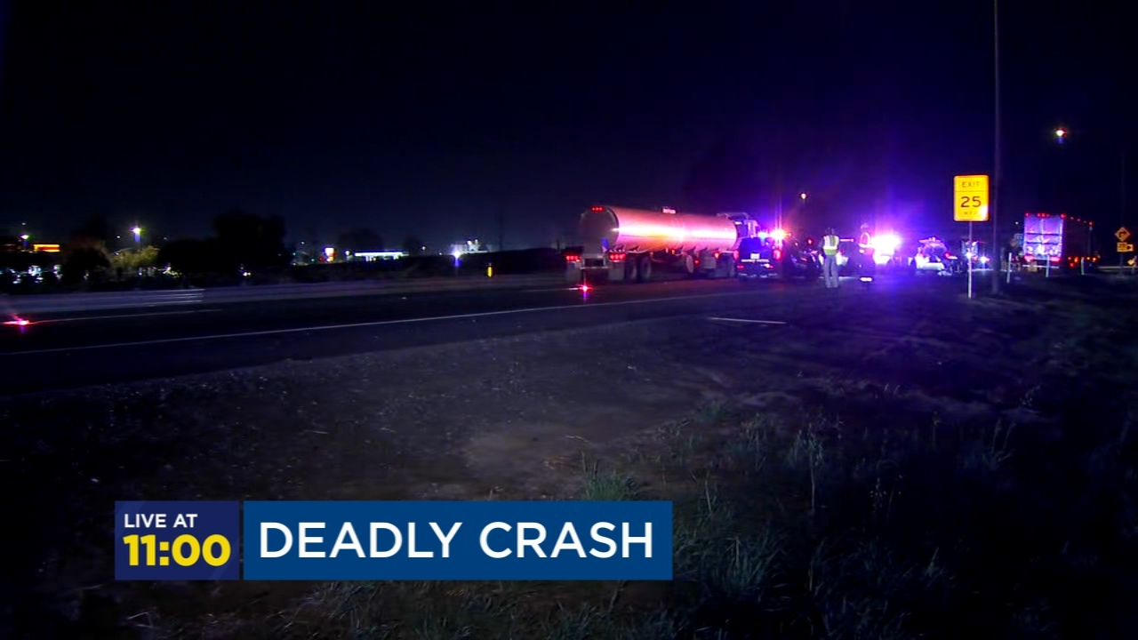 1 dead after being hit by multiple vehicles on highway in Tulare