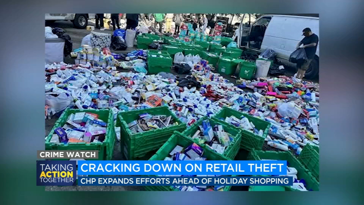 California Highway Patrol cracking down on retail theft ahead of holiday shopping season