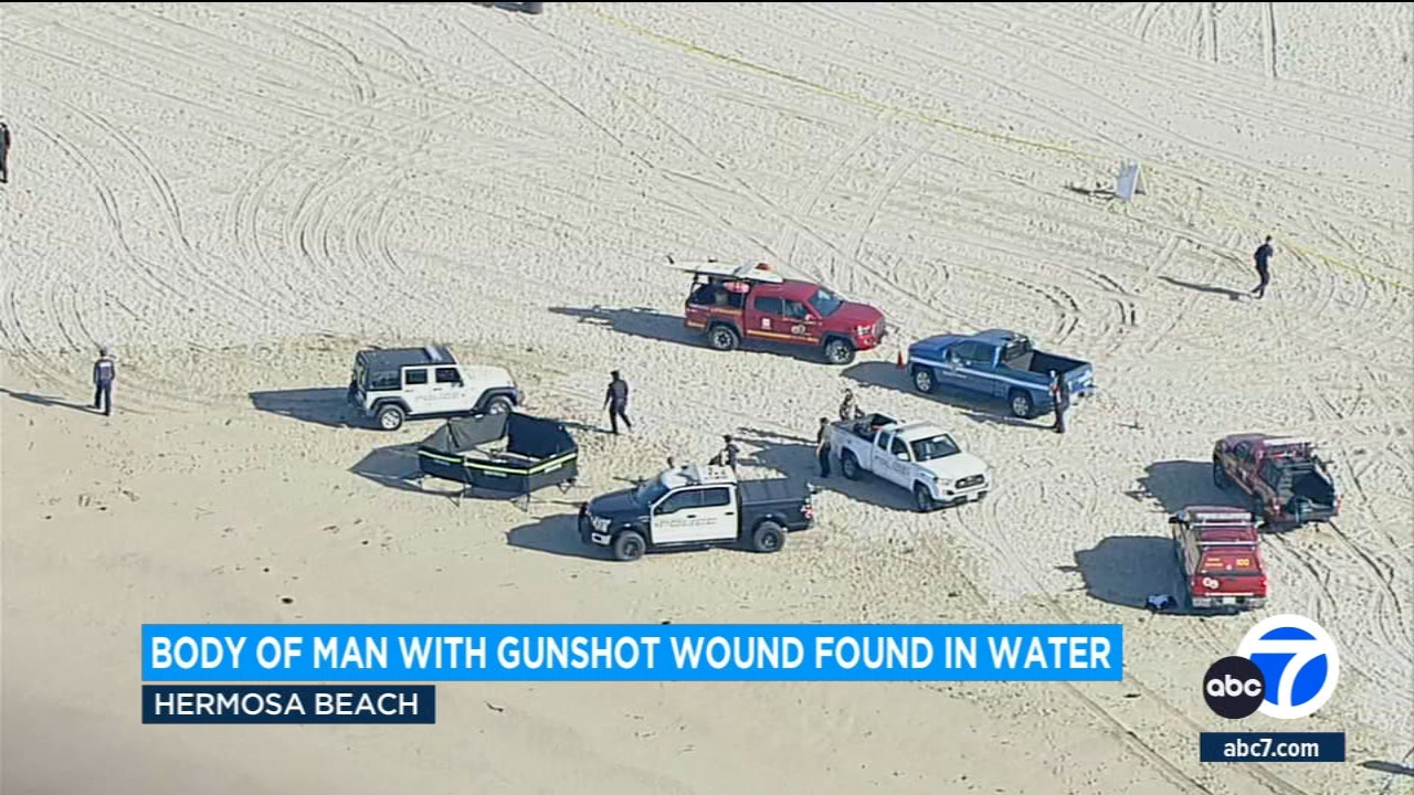 Body of man with gunshot wound discovered in waters off Hermosa Beach