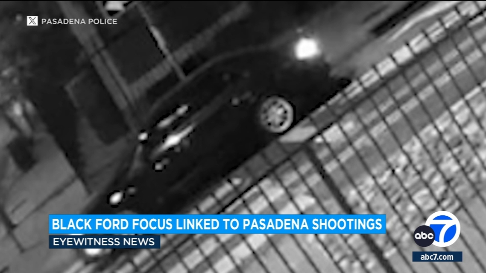 Pasadena police ask for public's help in solving attempted homicides linked to same suspect, car - Vimarsana News