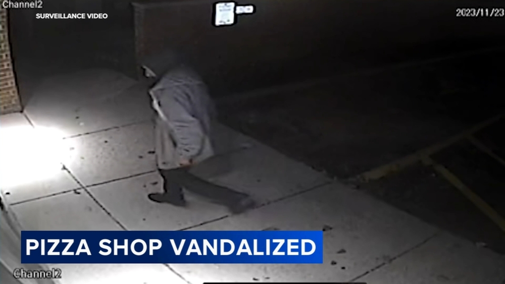 North suburban kosher pizzeria vandalized with swastika: VIDEO