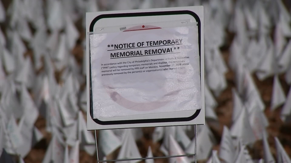 Some Southwest Philadelphia residents oppose city's plan to remove memorial to Palestinians